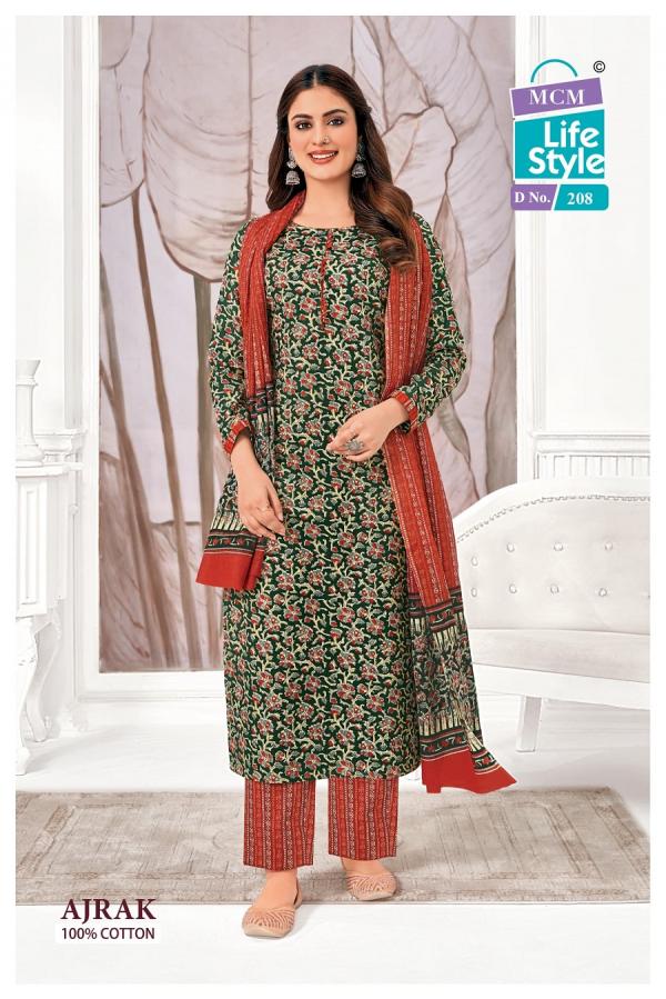 MCM Ajrak Vol-2 – Kurti Pant With Dupatta